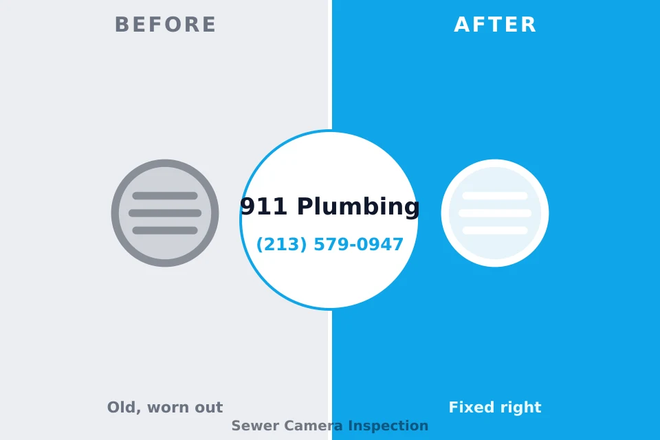 Before and after: plumbing company Moosup, CT